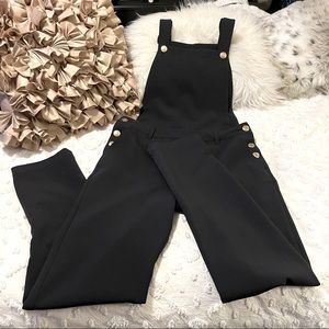 MKT Studio Navy Blue Overall Jumpsuit